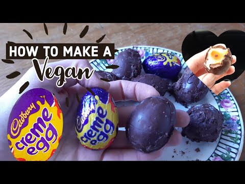 How to Make a Vegan Creme Egg