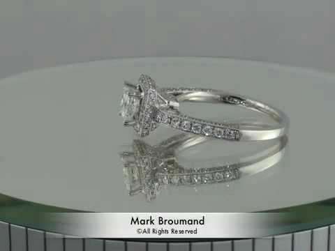 1.76ct Princess Cut Diamond Engagement Anniversary Ring- Mark Broumand