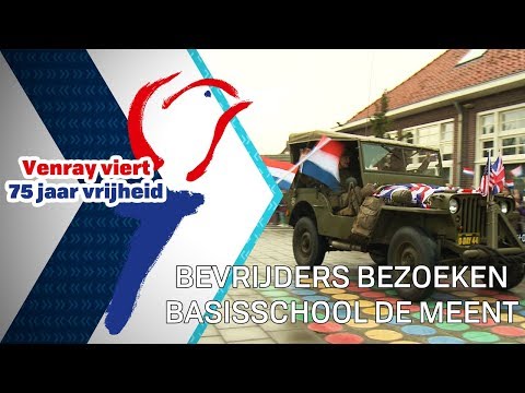 Bevrijders bezoeken basisschool De Meent - 30 september 2019 - Peel en Maas TV Venray