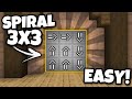 EASY 3X3 SPIRAL PISTON DOOR IN MINECRAFT BEDROCK 1.20!!! (PS4,PS5,Xbox,Windows 10,MCPE,Switch)