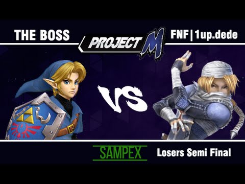 SAMPEX Project M 3 5 Losers Semi Final - The Boss [Link] vs FNF|1up.dede [Sheik]