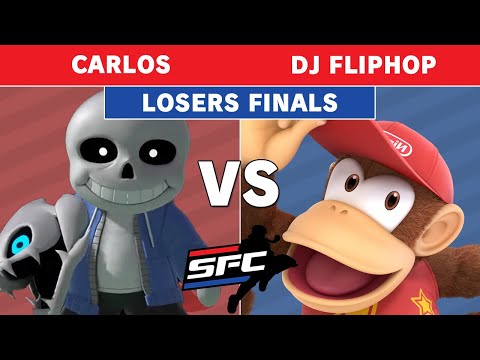Smash Fight Club 208 - DDPC | Carlos (Sans) Vs. QD | DJ Fliphop (Diddy Kong) Losers Finals