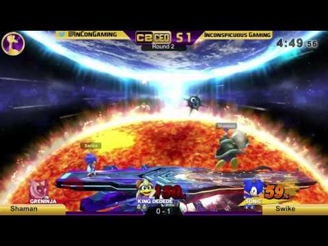 C2CEO S1 W4 Shaman (DeDeDe) VS Swike (Sonic) - Smash 4 Wii U