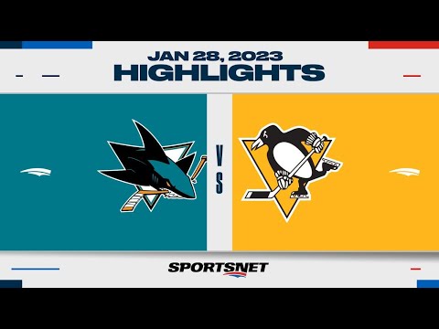NHL Highlights | Sharks vs. Penguins - January 28, 2023