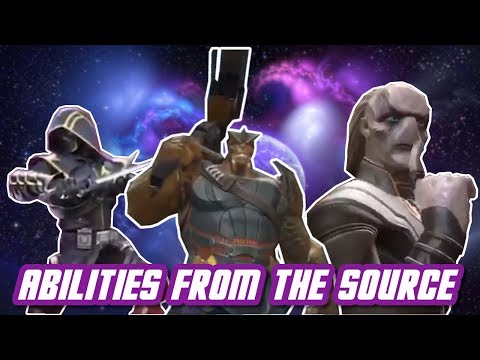 Ronin , Cull Obsidian and Ebony Maw | Abilities From The Source | Marvel Contest of Champions