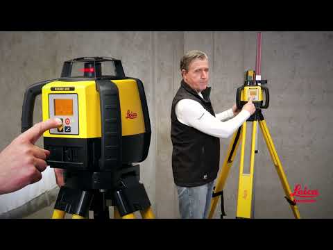 Ridwan erklärt: Rotationslaser Leica Rugby 680