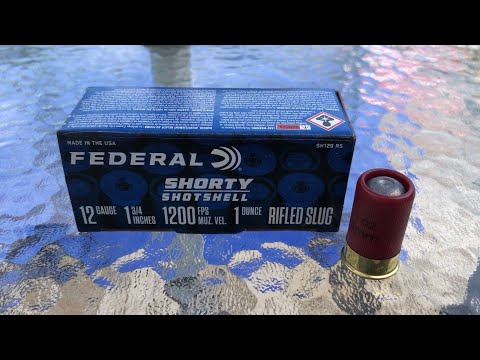 Federal 12 Gauge Shorty/Mini Shells 1 Ounce Slug - Breakdown
