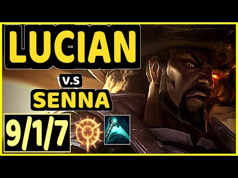 NOMANZ (LUCIAN) vs SENNA - 9/1/7 KDA BOTTOM ADC CHALLENGER GAMEPLAY - EUW