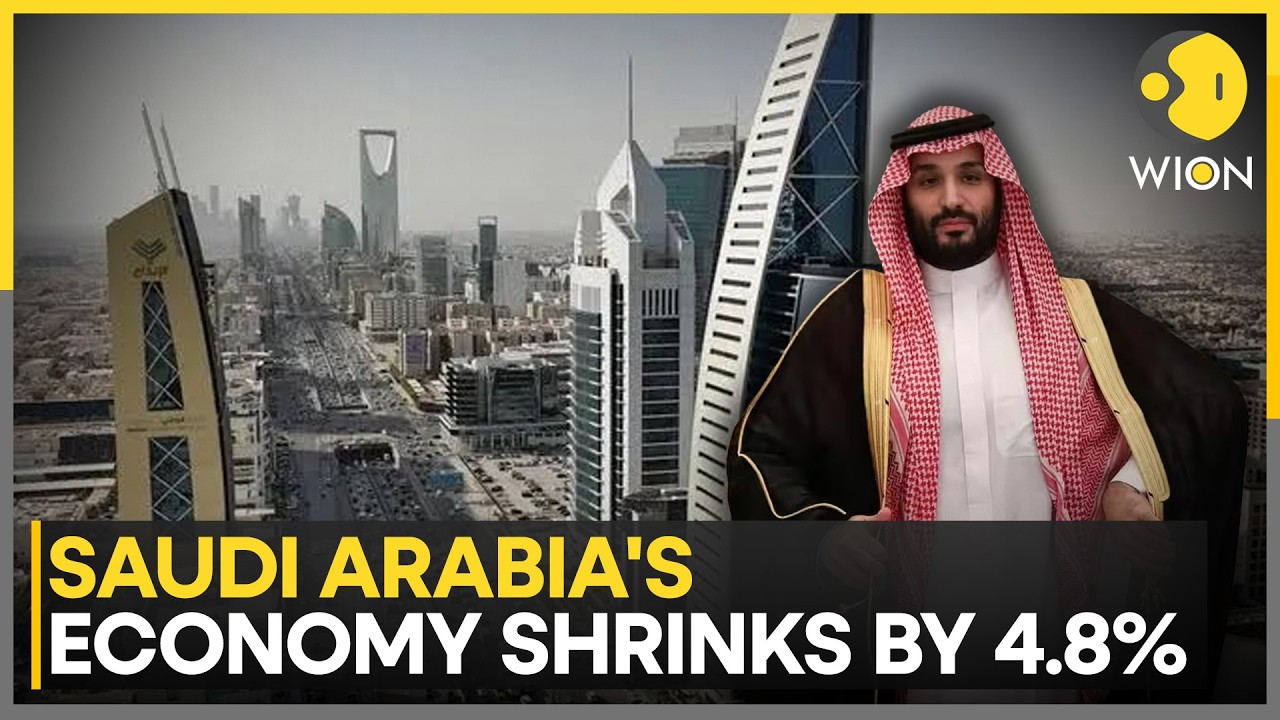 Saudi Arabia's Economy Shrinks 4.8% as Oil Slump and West Asia Tensions Weigh on Growth