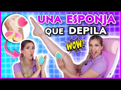 PROBANDO LA ESPONJA QUE DEPILA CON AGUA DE ALIEXPRESS | DEPILACIÓN SOLO CON UNA ESPONJA | NatyGloss