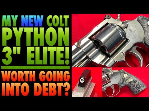 My NEW 3" Colt Python Elite!..Worth Going Into Debt?
