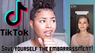 REACTING TO CURLY HAIR TIKTOK VIDEOS... well this is embarrassing