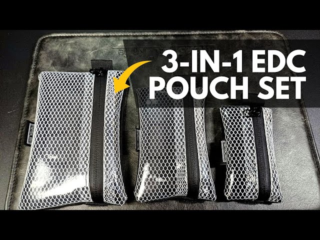 Vídeo relacionado con TACTICAL GEEK Bolsa de almacenamiento A5 EDC con ganchos y trabillas, organizador de bolsillo para herramientas diarias, nailon 500D
