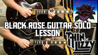 ROISIN DUBH - BLACK ROSE SOLO - THIN LIZZY (WITH TABS)
