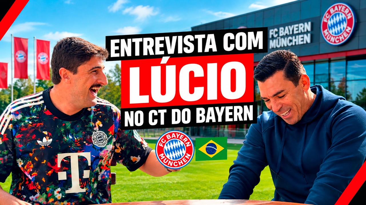 ENTREVISTEI O LÚCIO NO CT DO BAYERN