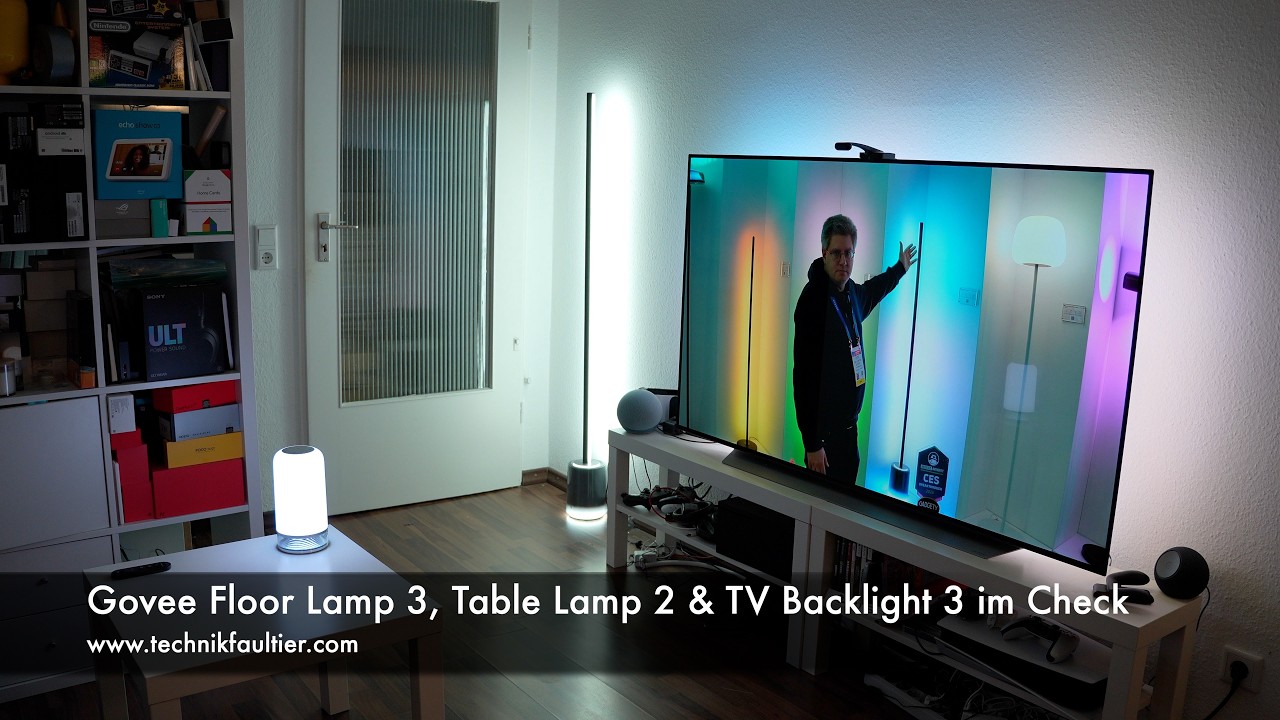 Govee Floor Lamp 3, Table Lamp 2 & TV Backlight 3 im Check