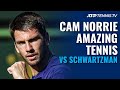 Cameron Norrie Amazing Tennis vs Schwartzman | Indian Wells 2021 Highlights