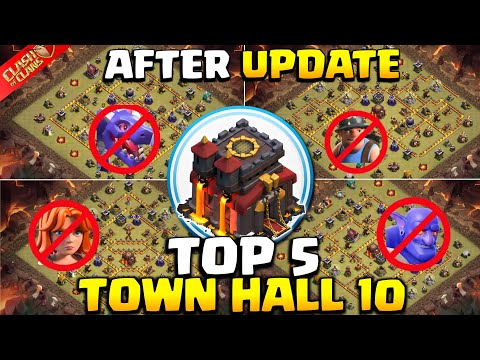 TOP 5! NEW STRONGEST Town Hall 10 (TH10) Base Layout + Link 2025 | TH10 War Base | Clash of Clans 