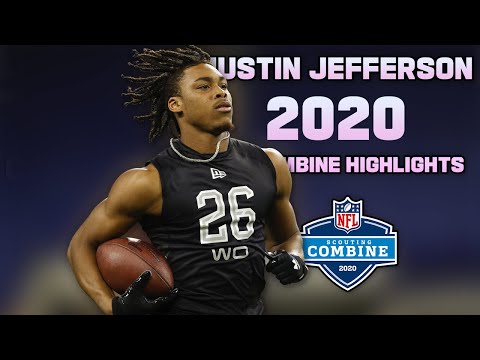 Justin Jefferson 2020 NFL Combine Highlights