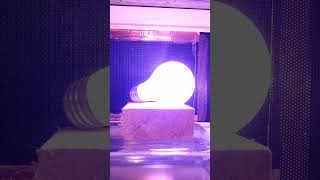 light bulb vs. 20,000 watt microwave  #science #experiment #engineering