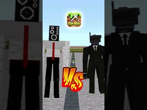 "EPIC MC Addons Battle - Speakerman vs Cameraman in Minecraft PE! Who wins?" #vs