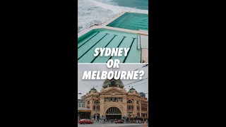 Sydney or Melbourne? #shorts