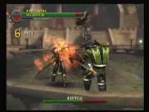 Scorpion Vs Shang Tsung Mortal Kombat Shaolin Monks