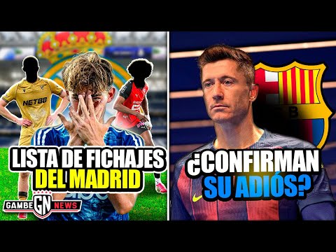 Sale lista de los fichajes que quiere el Madrid| ¿Confirman adiós de Lewa?| 1er borrado de Arbeloa