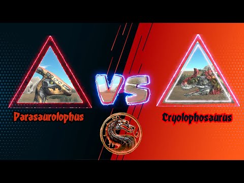 Cryolophosaurus VS Parasaurolophus#Battle of the dinosaurs#part 4 🦖 #Animal Revolt Battle Simulator