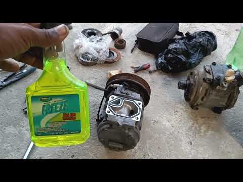 cambio de compresor aire acondicionado Toyota #Corolla93-97