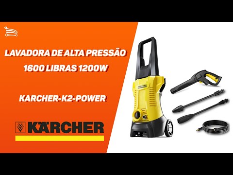 Lavadora de Alta Pressão 1600PSI 1200W 220V KARCHER-K2-POWER - Video