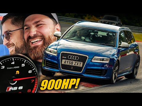 900hp🚢 V10 Audi RS6 Avant C6 // Nürburgring
