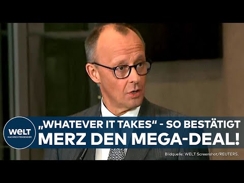 Video Thumbnail: SCHWARZ-ROTER SCHULDEN-DEAL: "Whatever it takes" - CDU-Chef Friedrich Merz bestätigt Sondervermögen
