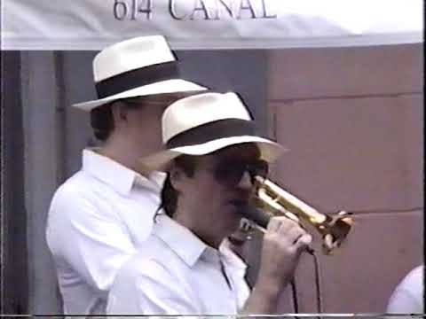 Steve Pistorius and his Mahogany Hall Stompers, New Orleans French Quarter Fest, April 1989.