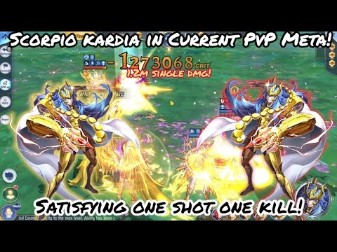 Saint Seiya: Awakening (KOTZ) - Scorpio Kardia Gold in Current PvP Meta! Satisfying One Hit One Kill