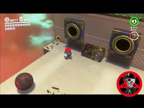 Super Mario Odyssey Guide Bowser's Kingdom Power Moon # 22