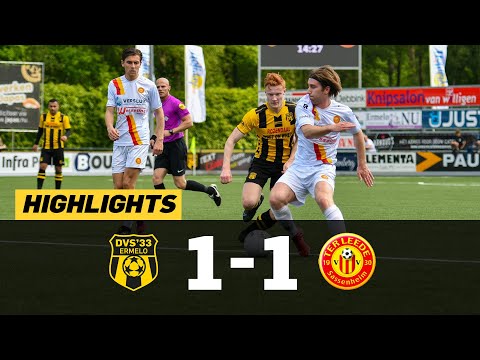 DVS EN TER LEEDE DELEN DE PUNTEN | DVS'33 Ermelo - Ter Leede | Derde Divisie | Samenvatting