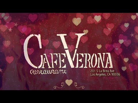 Romantic Valentines Day Dinner at Cafe Verona, Los Angeles