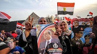 Egitto. Festa al Cairo dopo annuncio vittoria (scontata) Al-Sisi