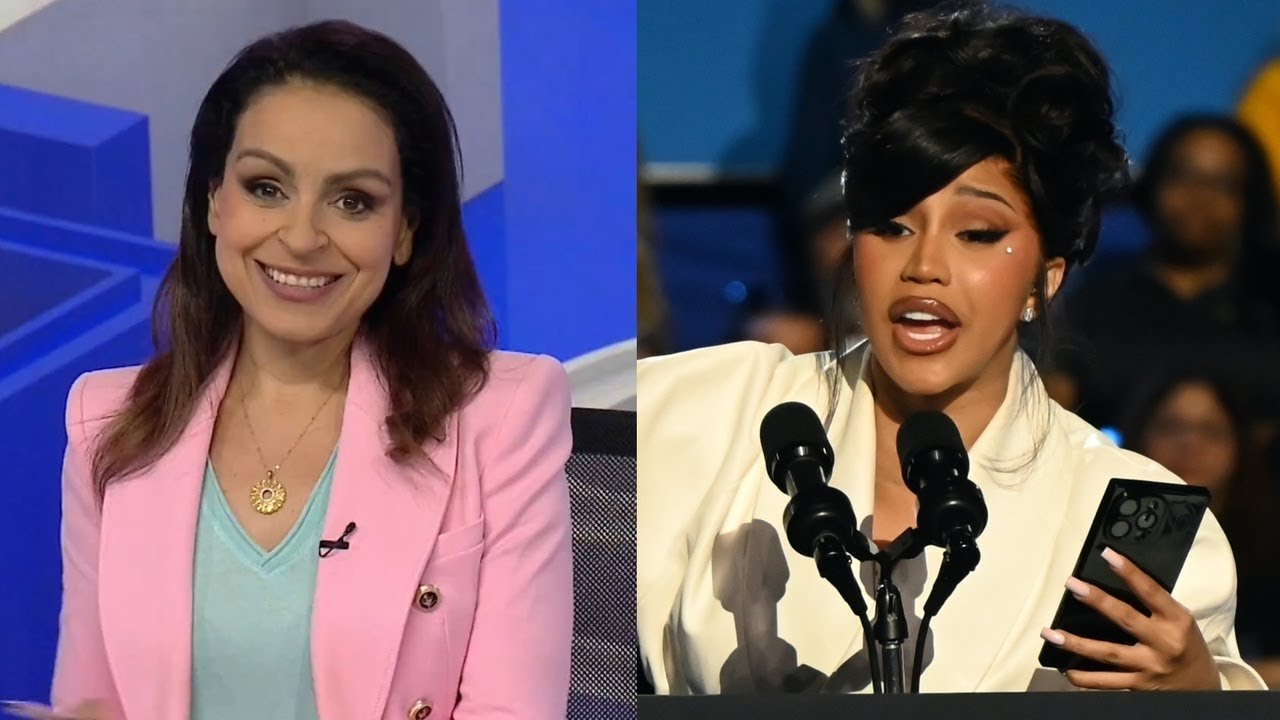 Rita Panahi reacts to Cardi B’s trainwreck Kamala endorsement