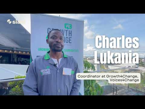 Interview to Charles Lukania, Coordinator Growth4Change at Voices4Change | SIANI