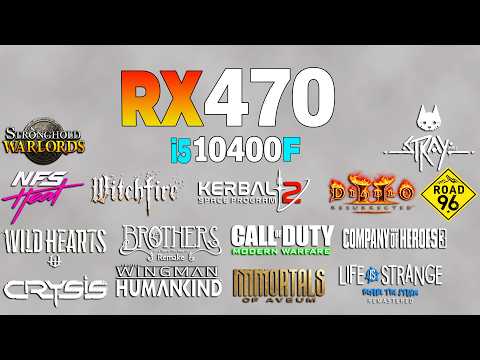 RX 470 Test in 30 Games 1080p