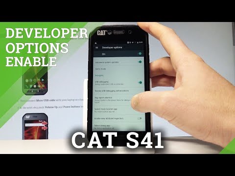 How to Allow Developer Options in CAT S41 - OEM Unlock / USB Debugging |HardReset.info