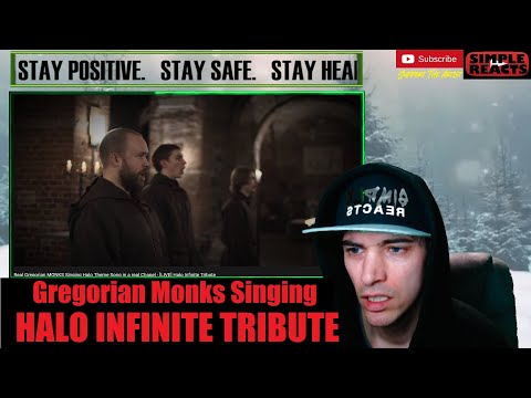 Real Gregorian MONKS Singing Halo Theme Song in a real Chapel - Halo Infinite Tribute Reaction