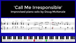 Call Me Irresponsible - jazz piano tutorial