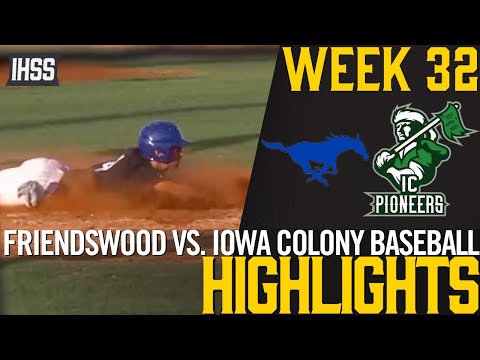 Iowa Colony Baseball Edges Friendswood 3-2 in District 20-5A Showdown