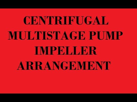 CENTRIFUGAL MULTISTAGE PUMP ROTOR IMPELLER ARRANGEMENT | Rotating & Static Equipments Video