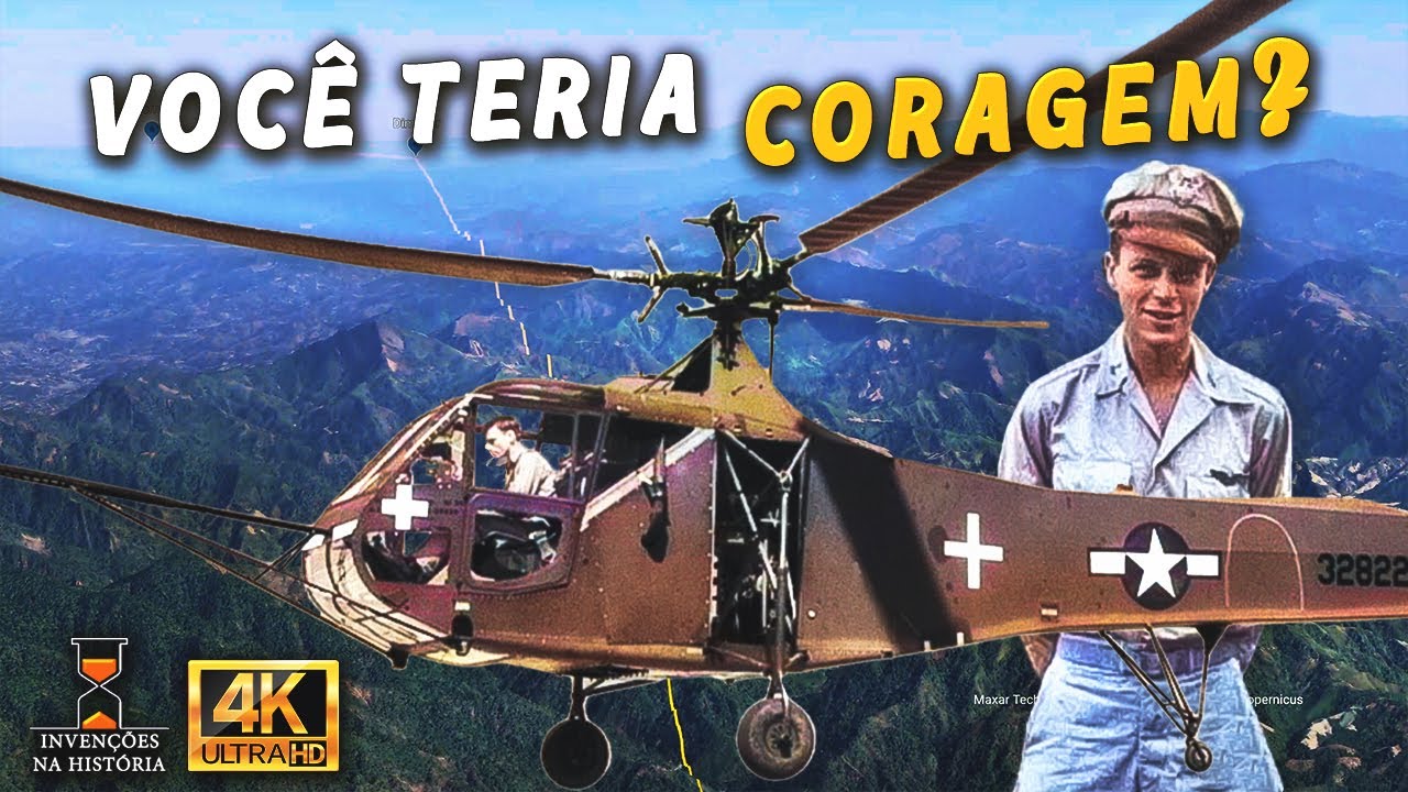 A primeira missão do helicóptero na Segunda Guerra