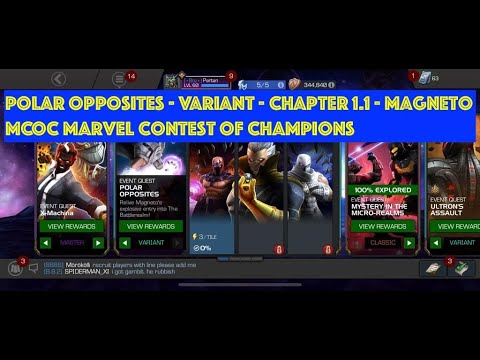 Polar Opposites - Variant - Chapter 1.1 - Magneto(Marvel Now) - MCOC Marvel Contest of Champions