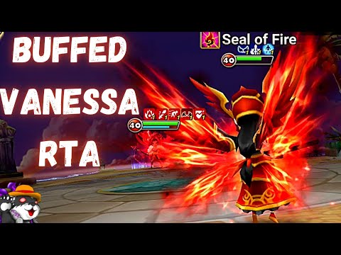 The Power Of Newly Buffed Vanessa (Fire Valkyrja) In RTA  Summoners War